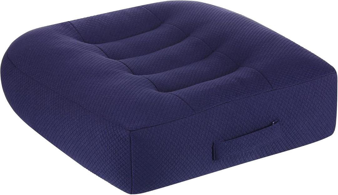 WSGJHB Large Seat Cushion, Extra Thick Booster Seat Cushions for Office Chairs Long Sitting Office Workers, Car Drivers, Relieves Back Pain, Breathable, Anti-Slip, 20x20x6 inchs