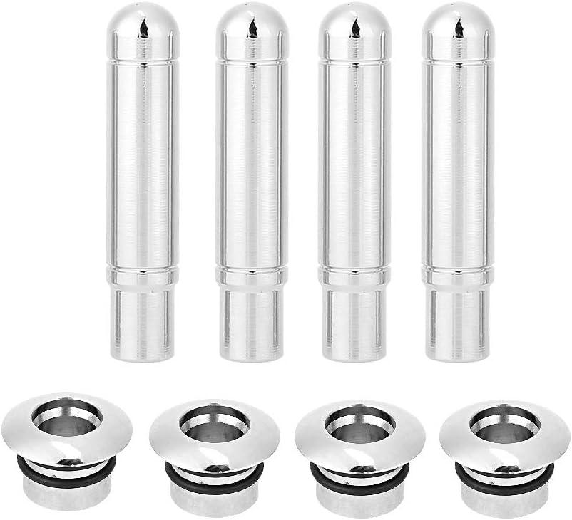 Car Door Lock Knob, Electroplating Aluminum Alloy Car Door Lock Knob Decoration Fit for Cruze Malibu