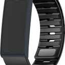 Replacement Band Compatible for Amazfit Helio Strap/CMF Watch 3 Pro, Soft Breathable Silicone Strap, Waterproof Sport Watch band, Durable Quick Release Magnetic Buckle Wristband (Black)