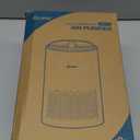 AROEVE Air Purifiers for Bedroom Home, Air Purifier For Smoke Pollen Dander Hair Smell Air Cleaner with Sleep Mode Speed Control For Bedroom Office, MK01- Black