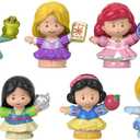 Fisher-Price Little People Toddler Toys Disney Princess Gift Set with 6 Character Figures for Preschool Pretend Play Ages 18+ Months 