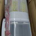 Evaporative Air Cooler - Portable Air Conditioner Fan with Ice Packs, 12H Timer, 80 Oscillation, 3 Speeds & 4 Modes, Personal Cooling Fan with Remote for Bedroom, Office, Small Room (White)