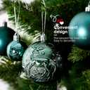 Senjie Green Shatterproof Christmas Ball Ornaments, 32 Pcs, Plastic, Wedding & Christmas, Hanging