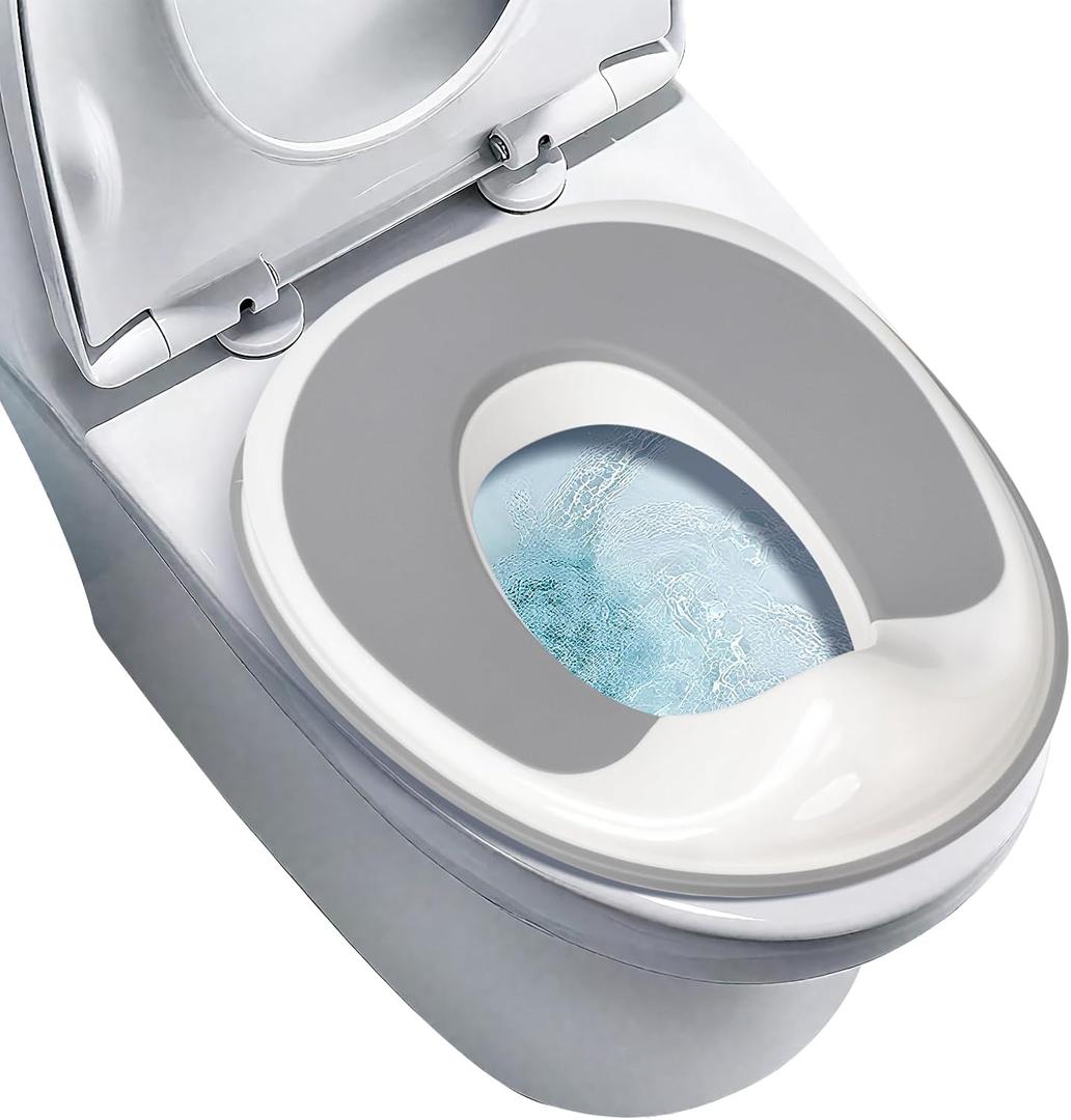 Potty Insert Compatible with Baby Bjorn,Comfortable and Safe Toilet Trainer Seat for Effortless Toddler Potty-Training,White/Gray