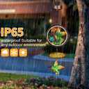 2 x Hummingbird Solar Lantern Outdoor Waterproof Welcome Sign lamp Birthday Gifts for Women Mom Outside Hanging Lights Decor for Garden Yard Patio Backyard Porch