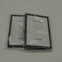 5x7 Picture Frame set of 2, Matte Black Modern Thin Aluminum Metal Photo Frames with HD Real Glass, Display for Tabletop and Wall Collage, 2 Pack
