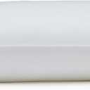 Amazon Basics Down-Alternative Pillows for Stomach and Back Sleepers, Soft Density, Machine Washable, 20 x 36 inches, White, 2-Pack