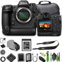 Nikon Z9 Flagship Professional Full-Frame Stills/Video FX-Format Mirrorless Camera + Memory Card Wallet + 120GB G XQD Memory Card + Card Reader + 3 Piece Filter Kit + Flex Tripod + More