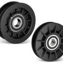 GX20286 GX20287 V-Idler Pulley & Flat Pulley Kit/Drive Belt Idler Kit for J-OHN Deere Mower Decks LA100 LA105 LA110 LA115 LA120, Replaces 1760097, 690409, 690409MA.