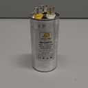 Capacitor for Air Conditioner 40+5 uf MFD 370 or 440 Volt VAC, Multi-Purpose Round Capacitor for AC Motor Run or Fan Motor Start or Condenser Straight