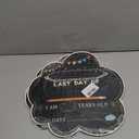 Rsgift Chalkboard First & Last Day of School 11.8×11.8 Inch, Double Sided Back to School Board, Reusable Kindergarten reschool 1st Grade Decorations Photo Props for Kids/Girls/Boys, Pack 2