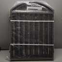 SNUOWU 4 Panels Full Matel Freestanding Dog Gates with Door, 96"Extra Wide 32"Tall Free Standing Dog Pet Gate for Indoor & Outdoor. Foldable Pet Fences for Doorways, House, Stairs, Porch, Deck, Yard