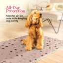 Super Absorbent Washable Pee Pads for Dogs - 2-Pack Superior Reusable Puppy Pads Pet Training Pads 100% Waterproof Dog Pee Pad Protects Against Urine Leakage Non-Slip Grip Prevents Slipping& Bunching, 24"L x 18"W