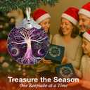 2 x Tree of Life Ornament - Unique Christmas Tree Ornaments for Women, Perfect for Holiday Decor, Gifts Ideal for Home Decoration, Enrich Your Tree with These Unique Ornaments.