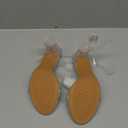 ZriEy Women's Clear Heels Chunky Block Mid High Heeled Sandals Open Toe Transparent Ankle Strap Dress Pump Shoes for Women in Daily Wear Party Wedding (8)