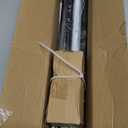 Wrap Around Curtain Rods,Black Curtain Rods 48 to 84 Inch,5/8 Inch Adjustable Blackout Curtain Rod Set,Room Darkening Single Window Rod,Metal Thicken Hidden Curved Drapery Rod 48-90",Matte Black