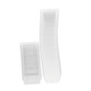 Cabilock 100 Sets Disposable Mousse Cups with Lids and Spoons for Desserts Yogurt and Salads for Parties and Events Convenient and Safe Dessert Storage.