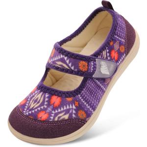 BARERUN Womens Slippers Wide Diabetic Shoes for Women Adjustable House Slippers Swollen Bunions Neuropathy House Shoes Stable Non Slip Barefoot Walking Shoes Indoor Outdoor Sz 39