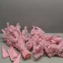 4 Ft Lighted Mini Artificial Pink Christmas Tree with Timer Remote Control 8 Mode 100 Warm White Light 18 DIY Ball Ornaments 3D Star Battery Operated Small Xmas Tree Table Indoor Holiday Decor