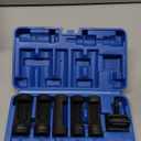 Yuesstloo 9pcs Strut Nut Socket 16mm 18mm 19mm 21mm 22mm 24mm with 12 Point 1/ 2" Drive, Suspension Strut Spreader Socket Tool Kit Shock Absorber Tool Suspension Strut Split Hub/ Knuckle Spreader Tool