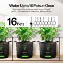 VIVOSUN Automatic Drip Irrigation Kit, Smart Watering System with 16 Drip Emitters, 4mm Fast Flow, App-Controlled A10 GrowHub, Quiet 15W Pump, Anti-Siphon & Filtered for Indoor & Outdoor Plants