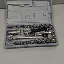 Performance Tool W1173 SAE/Metric 40-Piece SAE and Metric Socket Set, 1/4-Inch & 3/8-Inch Drive