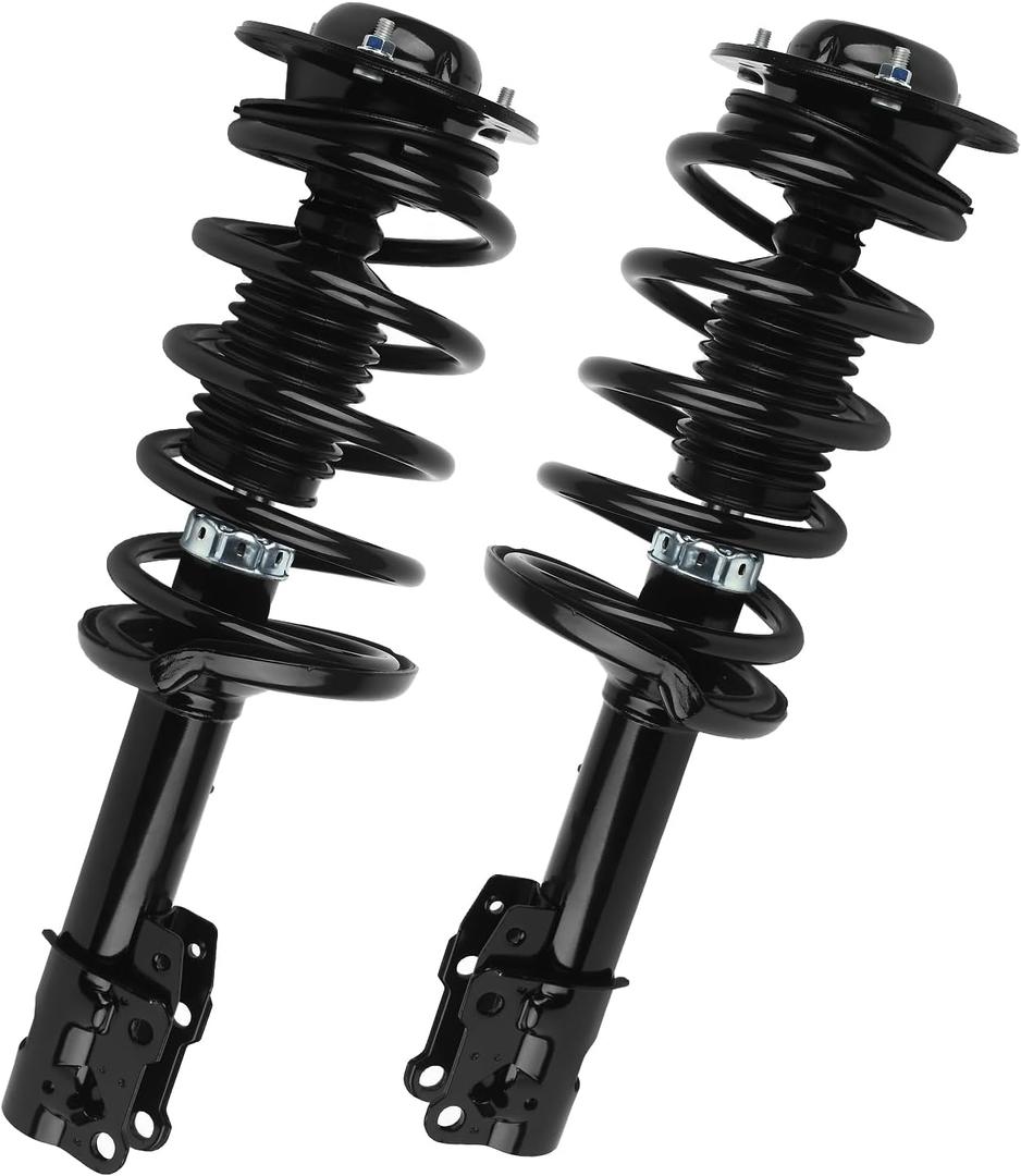 KUSATEC 172200 172199 Front Pair Complete Struts Shock Absorber fit for Chevy Malibu 2004-2012, Pontiac G6 2005-2010, Saturn Aura 2007-2009, Struts with Coil Spring Assemblies