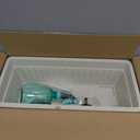 6 Packs Window Box Planter, 17 Inches Flower Window Box Rectangular Plastic Vegetable Planters with Trays for Windowsill, Patio, Garden, Balcony, Porch White