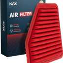 KAX Premium Engine Air Filter, CA10169 Replacement for Toyota Camry 2007-2011, Corolla 2009-2012, Avalon 2005-2012, Matrix 2009-2013, RAV4 2006-2012, Venza 2009-2015, ES350, Vibe, tC