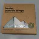 3-Pack Organic Baby Swaddle Sleep Sacks - Swaddles for Newborns, Infant 0-3 Months, Baby Girls, Boys, Soft & Snug Newborn Sleep Sack, Nursery Swaddling Blankets (Bunnies, OS)