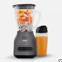 Oster 8-Speed Glass Jar Blender with 20Oz Blend-N-Go Cup