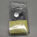 Chrome Shower Curtain Hooks Rings: Silver Round Button Design Heavy Metal Shower Curtain Rings for Bathroom - Modern Simple Decorative Shower Curtain Hangers for Shower Rod - Set of 12 (Sliver)