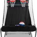 Pop-A-Shot - Home Dual Shot | Arcade Basketball Game for Home | Sensor Scoring Hoop, 16 Game Modes, 7 Balls | Foldable for Easy Storage | Fun for All Players, 46" Wide X 88" Deep X 82/88/94" Adjustable Height