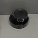 Rubtlamp 60Pcs Black Gold Plastic Plates, Black Disposable Plates With Gold Beaded, Heavyduty Plastic Plates, Halloween Plates Include 30 Dessert Platos, 30 Dinner Platos for Party