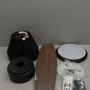 Ceiling Fans with Lights, 42 inch Ceiling Fans with Lights and Remote, Dimmable, Noiseless, Low Profile Ceiling Fan with Light for Bedroom, Indoor and Outdoor Use(Black)