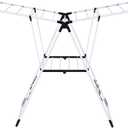 S AFSTAR Folding Clothes Drying Rack, Collapsible Laundry Drying Rack w/Adjustable Gullwing & Shoe Holder, Space-Saving Clothes Drying Hanger for Indoor & Outdoor Use, No Assembly Required