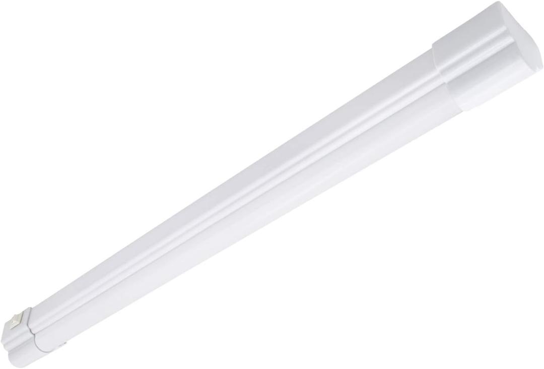 Maxxima 18 inch LED Under Cabinet Light - 900 Lumens Warm White 3000K, Undermount Strip Lighting for Kitchen, Closet, and Bedroom, On/Off Switch, Plug in