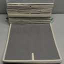 Stero 12 Pack Drawer Organizers for Clothing, Dresser Drawer Organizer Clothes, Fabric Foldable Closet Organizers and Storage Basket Bins for Clothes, Underwear, Bras, Socks (Light Grey)