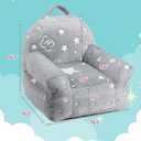 ALIMORDEN Kids Ultra-Soft Snuggle Foam Filled Chair, Star