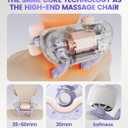 Shoulder and Neck Heating Massage Pillow, Electric Neck Massager with Heat, 3 Modes & Adjustable Strength, Deep Tissue Cervical Massager for Neck Shoulder Pain Relief, White Purple