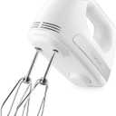 Cuisinart HM-3 Power Advantage 3-Speed Hand Mixer, White