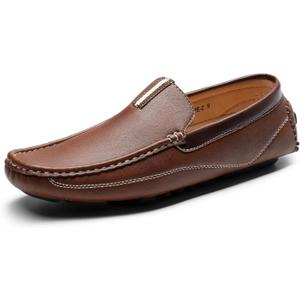 Bruno Marc Men's Driving Moccasins Penny Loafers Slip on Loafer Shoes (10.5, Brown)
