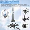 SX244DA Lateral Assembly with Center Pipe Compatible with Hayward s244t Sand Filter Tank, Threaded Lateral Assembly for Hayward S244TC, S270T, S270T2, Spa Pool Sand Filter Replacement Parts