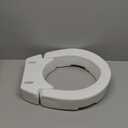 Drive Medical Hinged Toilet Seat Riser, Standard Seat, White