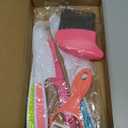 Montessori Kitchen Tools,6Pieces Knives for Kids Nylon Kids Safe Cooking Knives Serrated Edges,Y Peeler For Cooking and Cutting Fruit,Suitable for Children and Beginners (Pink)