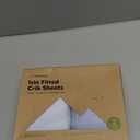 KeaBabies 2-Pack Baby Crib Sheets for Boys, Girls - 52x28 Viscose Derived from Bamboo Toddler Bed Sheets Neutral, Fitted Crib Mattress Cover for Standard Baby Bedding, Soft & Cozy (Blue Flax)