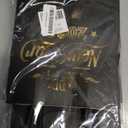 WRAPAHOLIC Medium Size Gift Bags - 12 Pack Happy New Year 2026 Black and Gold Foil Paper Bags for New Year Celebrating, Party - 8" x 4" x 10"