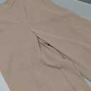 GRAPENT Wide Leg Dress Pants Women High Waisted Pull On Business Casual Work Pants Elastic Waist Dressy Trousers Pockets, Small
