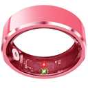 Smart Ring for Women, Fitness & Activity Tracker with Blood Pressure/Heart Rate Monitor, Sleep Tracker, Step Counter, IP68 Waterproof Ring for iOS & Android,Fast Charge, No Subscription Barbie Pink