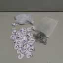 60 Drop Ceiling Hooks for Classrooms & Offices, White Heavy Duty Ceiling Hooks for Hanging Plants & Decorations, Metal T-Bar Hooks for Suspended Drop Ceiling Tiles